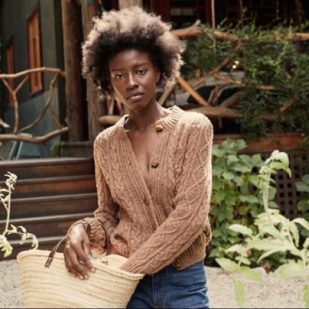 Doen Verona Cardigan Camel XL